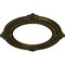 Ekena Millwork Benson Ceiling Medallion (Fits Canopies up to 8"), Hand-Painted Green Gold, 13 1/8"OD x 8"ID x 5/8"P CM13BNGGS - alternate 2